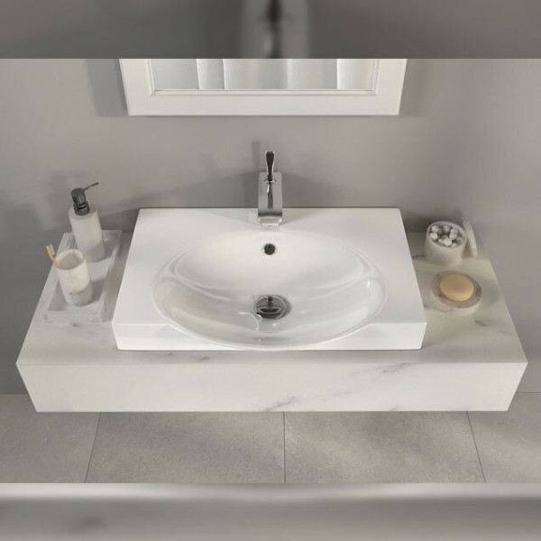 INFINITY 65 Умывальник (WB.FN/Infinity/65-C/WHT.G/S1). Фото 4