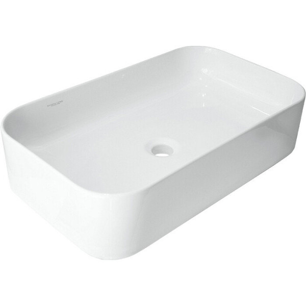 INFINITY SLIM Умывальник накладной 60 см Белый S1 (WB.CT/Infinity/60-N.Slim/WHT.G/S1). Фото 1