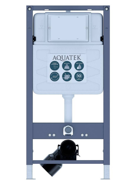 INSP-0000001 Aquatek Pneumo S50 Монтаж рама пневматическая для подв унитаза1130*530*100+звукоизоляцион прокладка. Фото 1