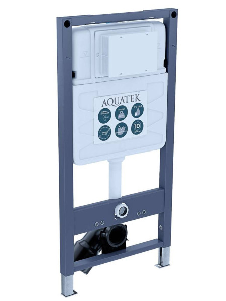 INSP-0000001 Aquatek Pneumo S50 Монтаж рама пневматическая для подв унитаза1130*530*100+звукоизоляцион прокладка. Фото 2