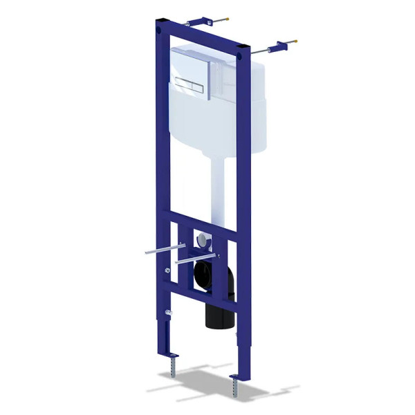Инсталляция для подвесного унитаза АНИ Пласт с клавишей смыва (WCP1410). Фото 1