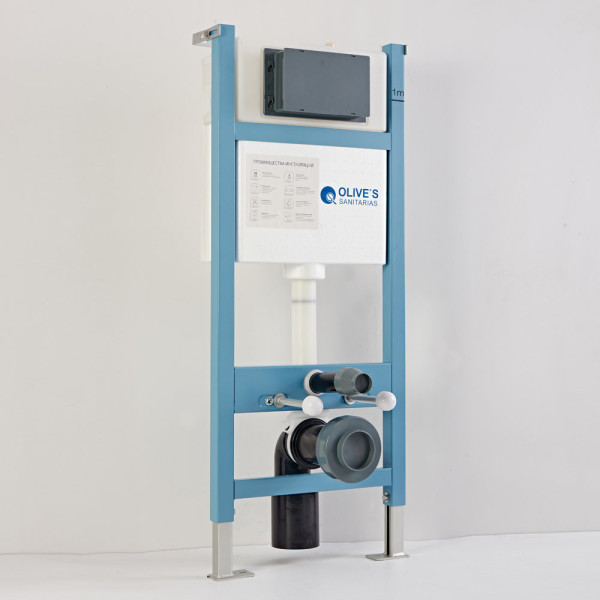 Инсталляция для подвесного унитаза Olive s M48010, 48 см. Фото 5