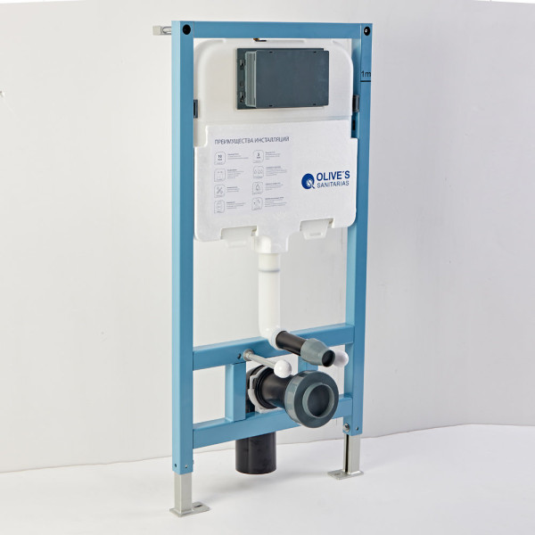 Инсталляция для подвесного унитаза Olive s M58008, 50 см. Фото 5