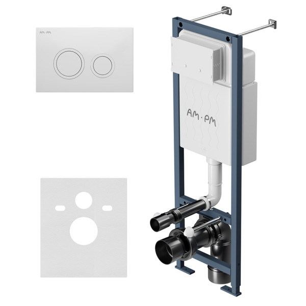 Инсталляция для подвесного унитаза с клавишей ErgoFit L. Фото 2