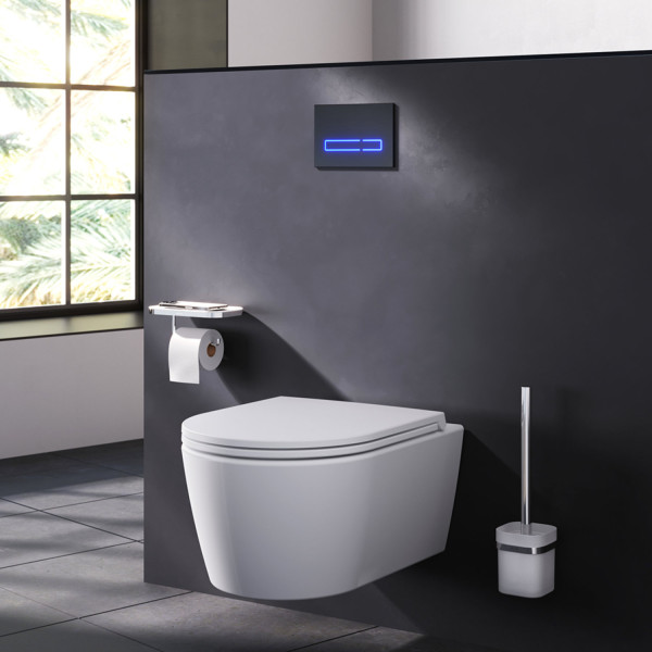 Инсталляция для подвесного унитаза с сенсорной клавишей Touchless Pro. Фото 5