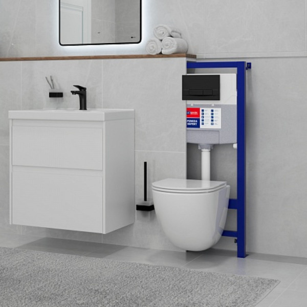 Инсталляция Lemark PENEDA EXPERT механическая для подвесных унитазов, без кнопки смыва. Фото 2