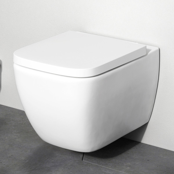 Инсталляция с подвесным унитазом FlashClean с сиденьем микролифт и клавишей. Фото 1