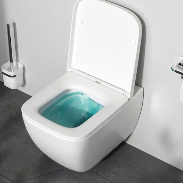 Инсталляция с подвесным унитазом FlashClean с сиденьем микролифт и клавишей. Фото 2