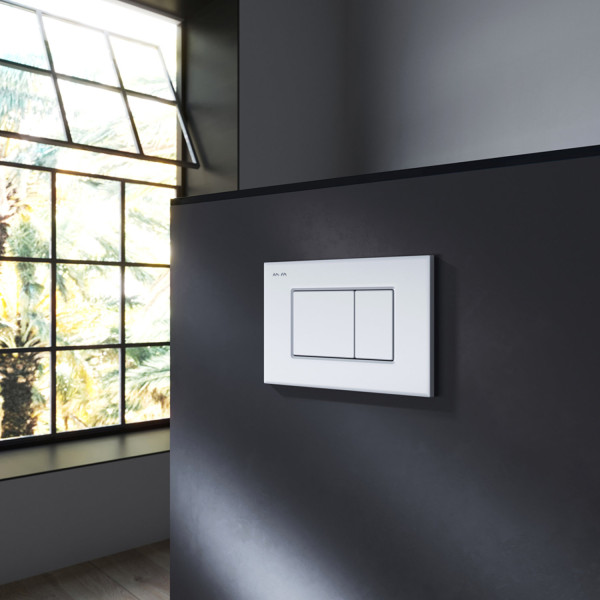 Инсталляция с подвесным унитазом FlashClean с сиденьем микролифт и клавишей. Фото 3