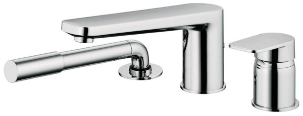 IS A6348AA Tonic II Смеситель на борт ванны, на 3 отв., с душевым набором, Комплект. Фото 1