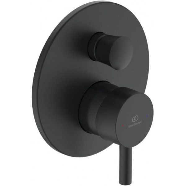 IS A7389XG Ceraline Смеситель для 2х потребителей (внешняя монтажная часть), silk black черный. Фото 1