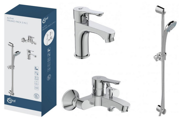 IS BD004AA Alpha Набор 3в1 для ванны (BC486AA+BC654AA+B1489AA). Фото 1