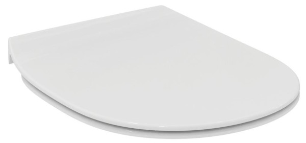 IS E772301 Connect Тонкое сидение и крышка для унитаза, стандарт, дюропласт, стальные шарниры. Фото 1