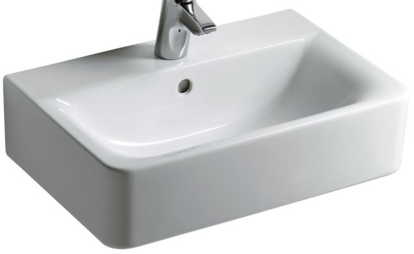 IS E788601 Connect Cube Раковина 550х375 мм, с отв. под смес., с отв. перелива. Фото 1