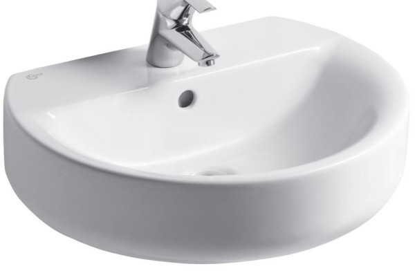 IS E789501 Connect Sphere Раковина 500х420 мм, с отв. под смеситель, с отв. перелива, без крепеж. Фото 1