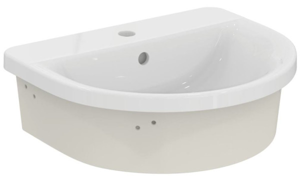 IS E797801 Connect Arc Раковина встариваемая 550х460 мм, с отв. под смеситель, с отв. перелива. Фото 1