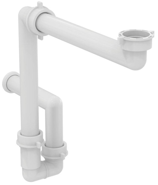 IS EE2303396 Сифон Space Saving для умывальника, сберегающий пространство, белый, пластиков. Фото 1