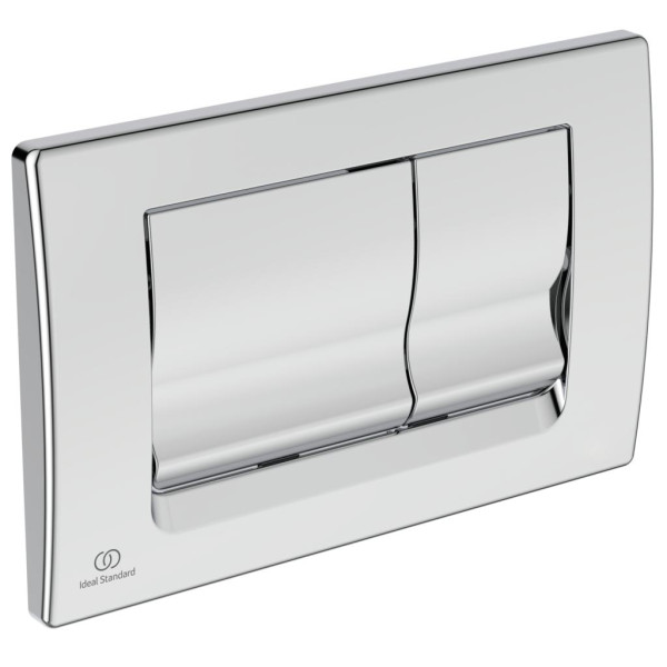 IS R0108AA Solea™ M1 Механическая панель смыва, 2 объёма, 245х160х17 мм. Фото 1