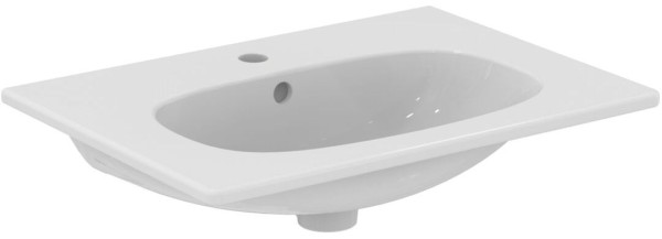 IS T351001 Tesi Vanity Раковина 625х450х165 мм, для монтажа соло с дизайн-сифоном или с подстольем. Фото 1