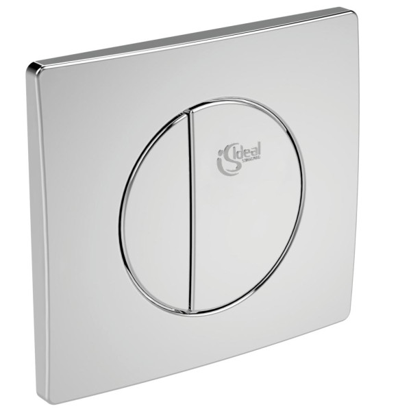 IS W3091AA Панель смыва, 2 объёма, 200х115х20 мм, хром. Фото 1