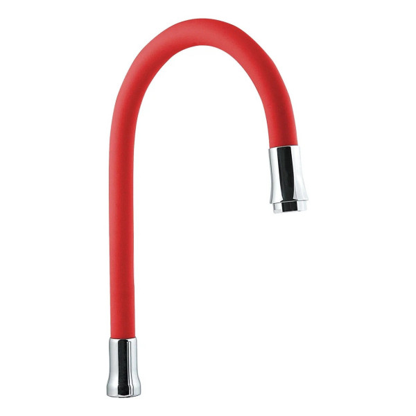 Излив гибкий Славен СЛ-ЗП-114, красный. Фото 1