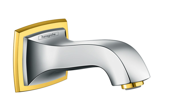 Излив на ванну Hansgrohe Metropol Classic, хром/под золото (13425090). Фото 1