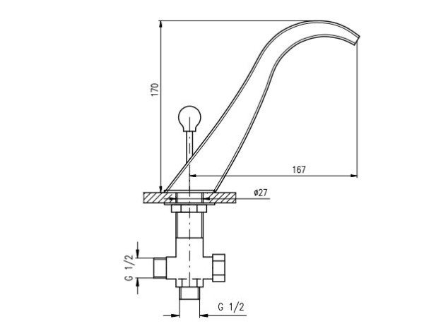 Излив Rav Slezak VOD6100. Фото 2