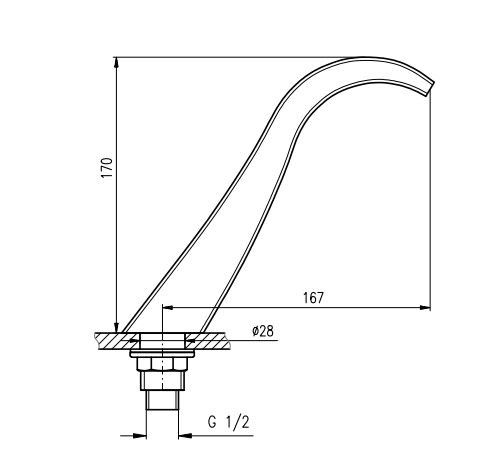 Излив Rav Slezak VOD6101. Фото 2