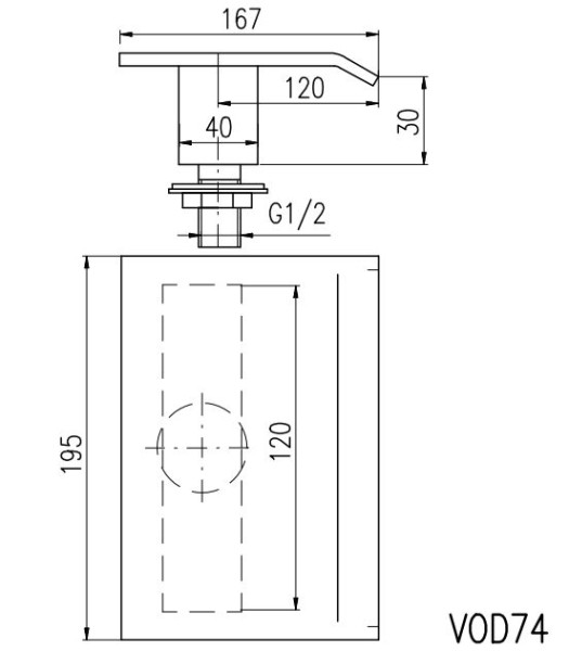 Излив Rav Slezak VOD7401. Фото 2