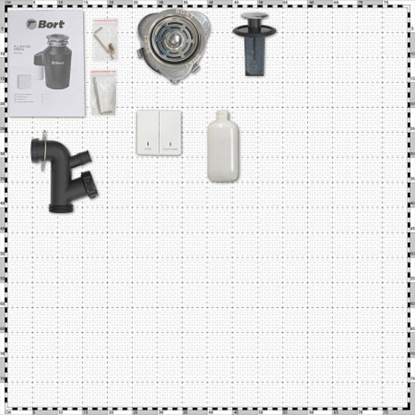 Измельчитель пищевых отходов BORT Alligator Green. Фото 10