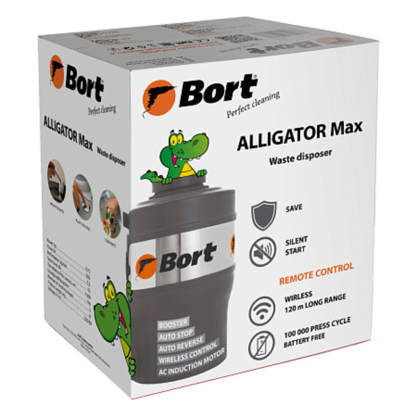 Измельчитель пищевых отходов BORT Alligator Max. Фото 6
