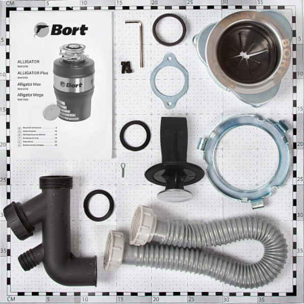 Измельчитель пищевых отходов BORT Alligator MEGA. Фото 2