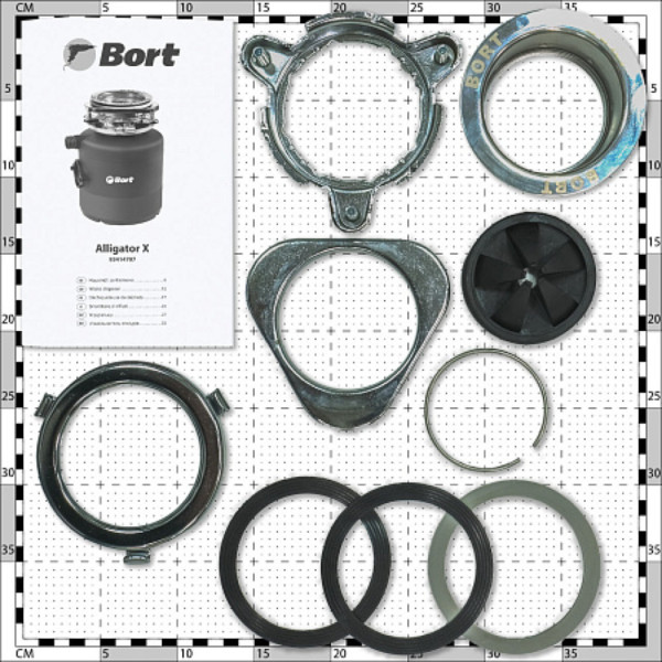 Измельчитель пищевых отходов BORT Alligator X. Фото 6