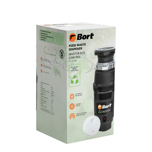 Измельчитель пищевых отходов BORT MASTER ECO Control. Фото 3
