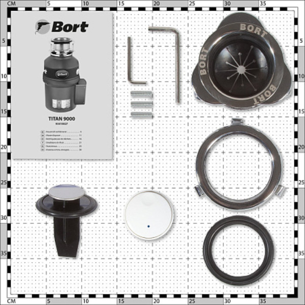 Измельчитель пищевых отходов BORT TITAN 9000. Фото 9