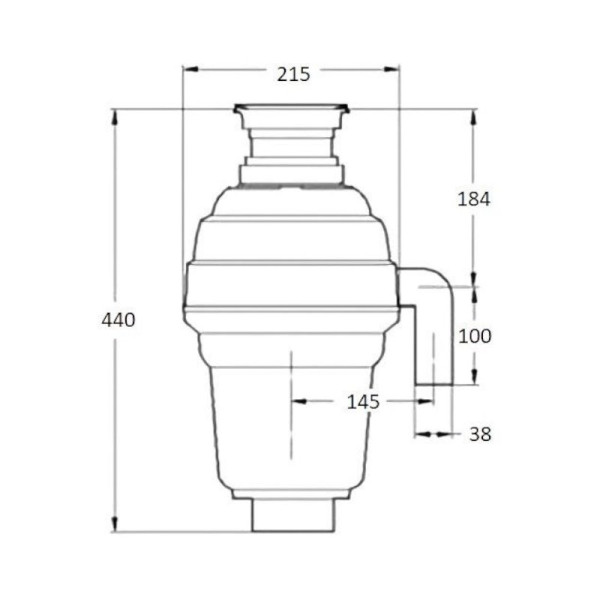 Измельчитель пищевых отходов полупромышленный Bone Crusher 1000. Фото 2