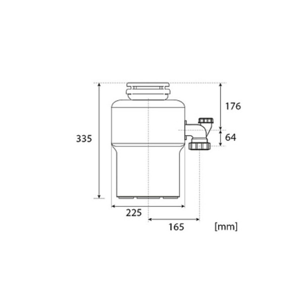 Измельчитель пищевых отходов STATUS NEXT 400, бытовой. Фото 2