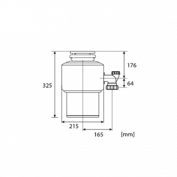 Измельчитель пищевых отходов STATUS PREMIUM 200, бытовой. Фото 2