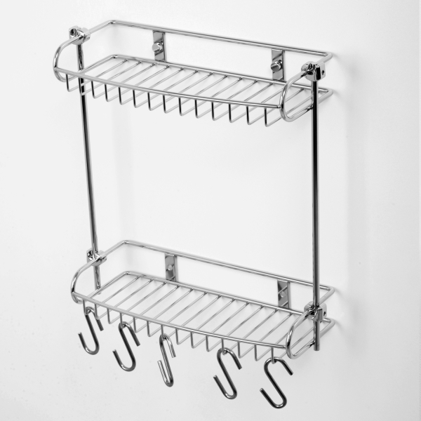 K-1422 Полка металлическая двойная. Фото 2