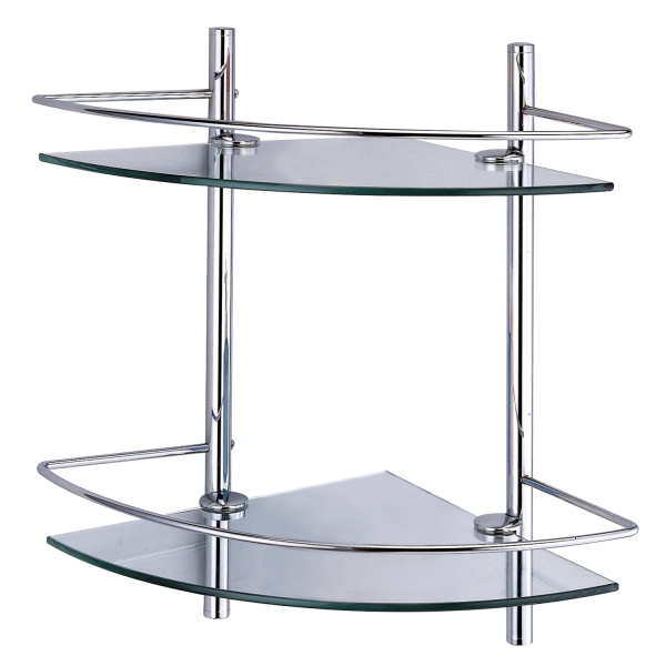 K-3122 Полка стеклянная двойная. Фото 1