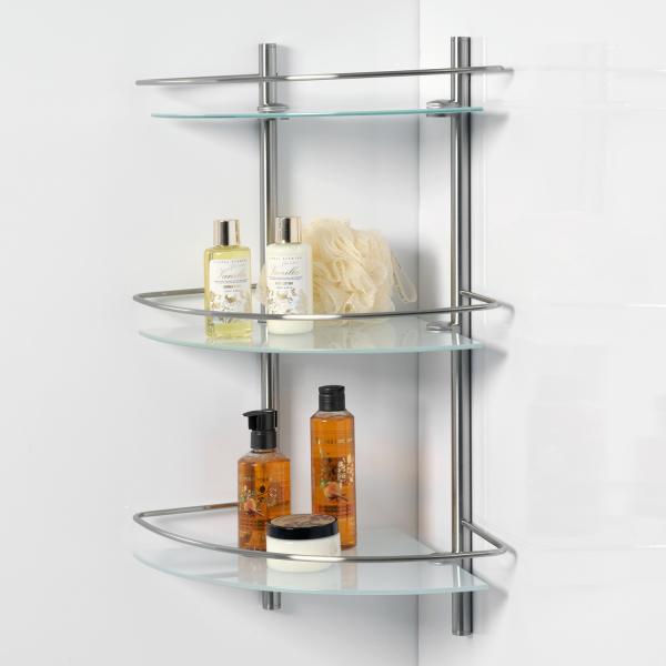 K-3733 Полка стеклянная тройная. Фото 3