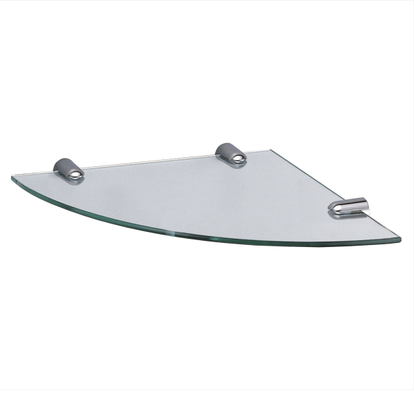 K-533 Полка стеклянная угловая. Фото 1