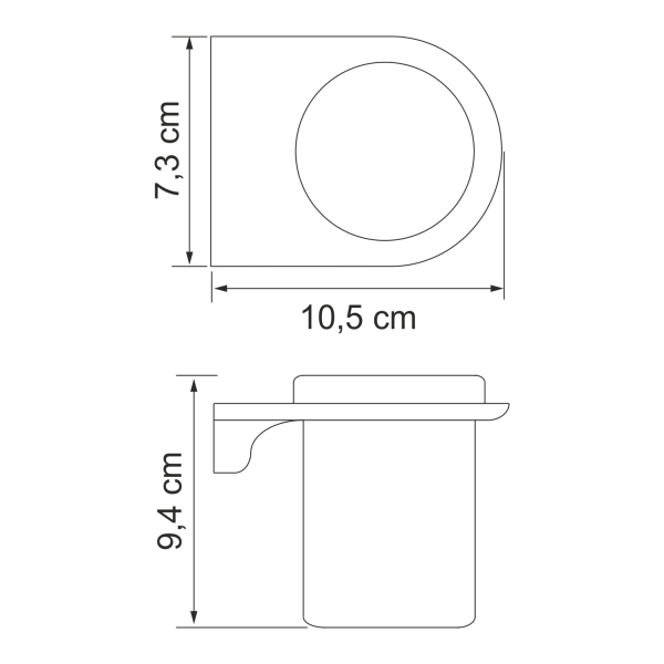 Kammel K-8328 Подстаканник одинарный. Фото 2