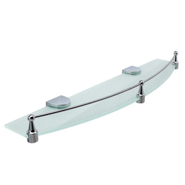 Kammel K-8344 (ранее К-8324) Полка стеклянная с бортиком. Фото 1