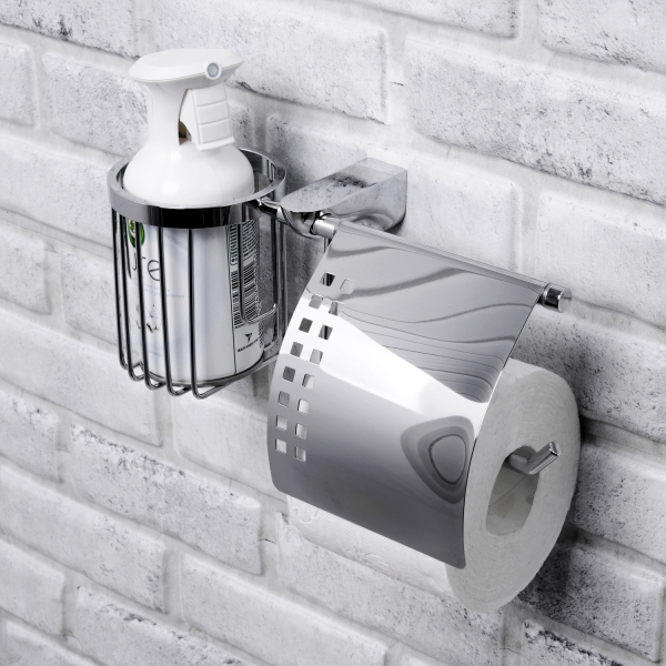 Kammel K-8359 Держатель туалетной бумаги и освежителя. Фото 3