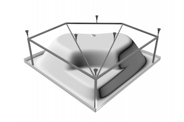 Каркас для ванны сварной Vayer BRYZA Гл000007084, 140x140. Фото 1