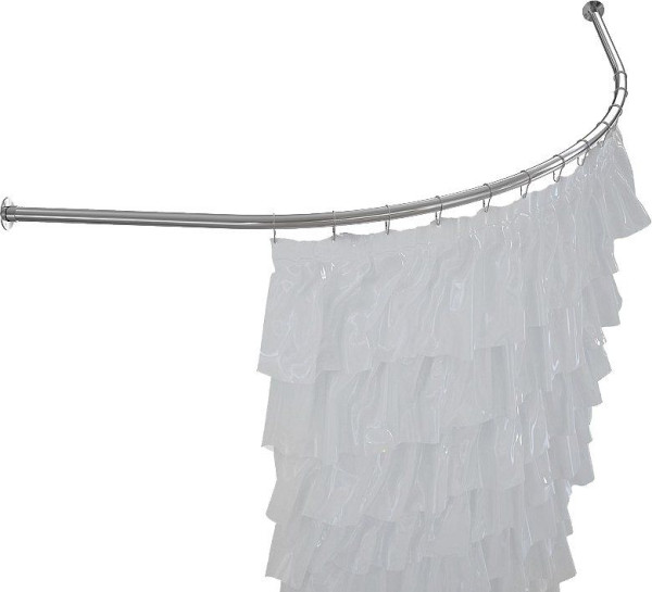 Карниз для ванны Aquanet Capri полукруглый 170х110. Фото 1