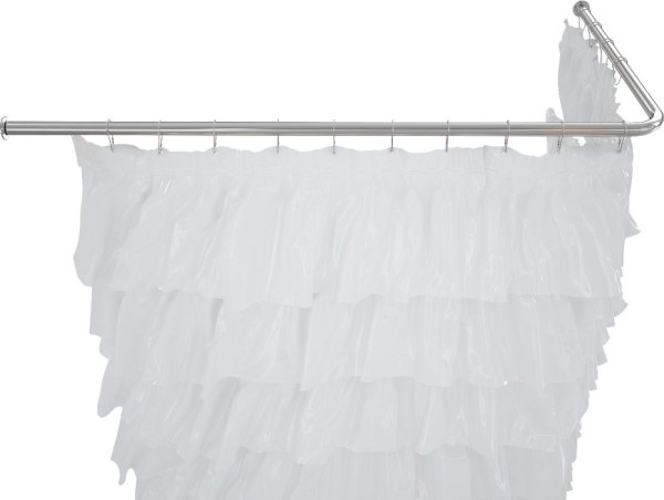 Карниз для ванны Aquanet угловой Г-образный 180х80. Фото 1