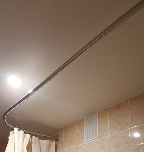 Карниз для ванны Г-образный 1600*750 (для ванны Пандора). Фото 2