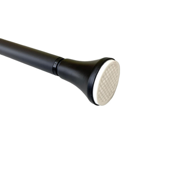 Карниз телескопический для ванной Savol SK-1120H, черный. Фото 1